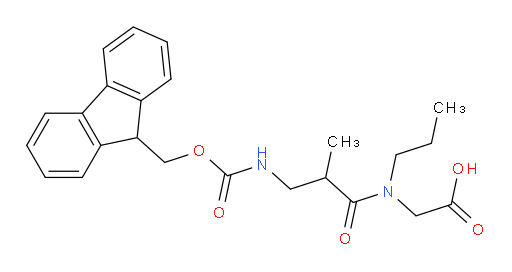 2-[3-({[(9H-fluoren-9-yl)methoxy]carbonyl}amino)-2-methyl-N-propylpropanamido]acetic acid