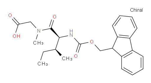 2-[(2S,3S)-2-({[(9H-fluoren-9-yl)methoxy]carbonyl}amino)-N,3-dimethylpentanamido]acetic acid