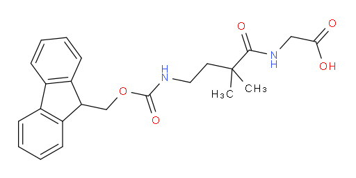2-[4-({[(9H-fluoren-9-yl)methoxy]carbonyl}amino)-2,2-dimethylbutanamido]acetic acid
