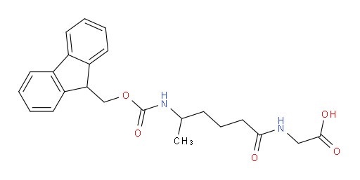 2-[5-({[(9H-fluoren-9-yl)methoxy]carbonyl}amino)hexanamido]acetic acid