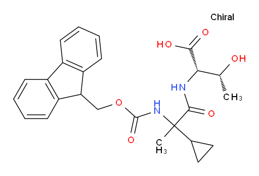 (2S,3R)-2-[2-cyclopropyl-2-({[(9H-fluoren-9-yl)methoxy]carbonyl}amino)propanamido]-3-hydroxybutanoic acid
