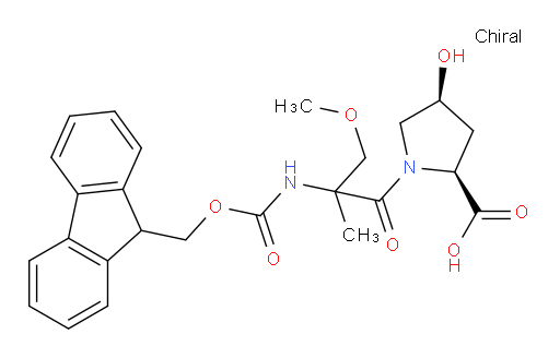 (2S,4S)-1-[2-({[(9H-fluoren-9-yl)methoxy]carbonyl}amino)-3-methoxy-2-methylpropanoyl]-4-hydroxypyrrolidine-2-carboxylic acid