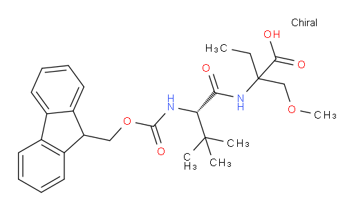 2-[(2S)-2-({[(9H-fluoren-9-yl)methoxy]carbonyl}amino)-3,3-dimethylbutanamido]-2-(methoxymethyl)butanoic acid
