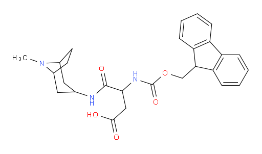 3-({[(9H-fluoren-9-yl)methoxy]carbonyl}amino)-3-({8-methyl-8-azabicyclo[3.2.1]octan-3-yl}carbamoyl)propanoic acid