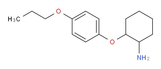 2-(4-propoxyphenoxy)cyclohexan-1-amine