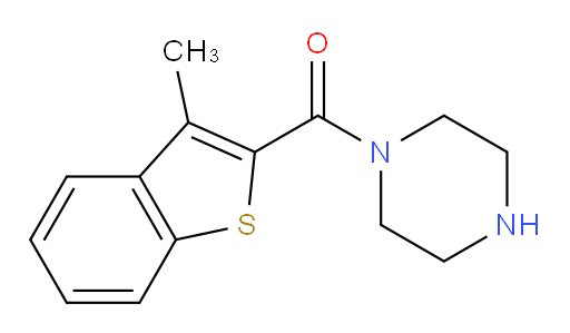 1-(3-methyl-1-benzothiophene-2-carbonyl)piperazine