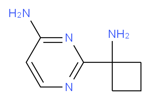 2-(1-aminocyclobutyl)pyrimidin-4-amine