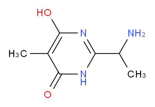 2-(1-aminoethyl)-6-hydroxy-5-methyl-3,4-dihydropyrimidin-4-one