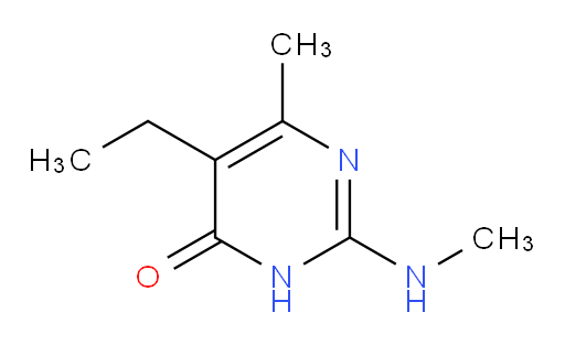 5-ethyl-6-methyl-2-(methylamino)-3,4-dihydropyrimidin-4-one