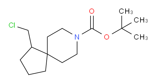tert-butyl 1-(chloromethyl)-8-azaspiro[4.5]decane-8-carboxylate