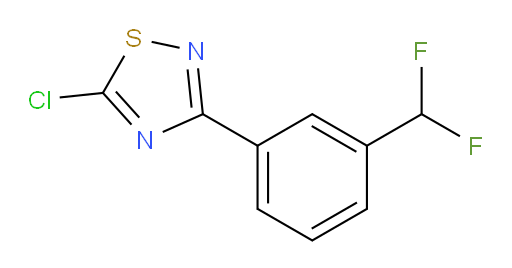 5-chloro-3-[3-(difluoromethyl)phenyl]-1,2,4-thiadiazole