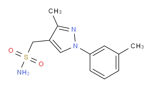 [3-methyl-1-(3-methylphenyl)-1H-pyrazol-4-yl]methanesulfonamide