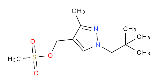 [1-(2,2-dimethylpropyl)-3-methyl-1H-pyrazol-4-yl]methyl methanesulfonate