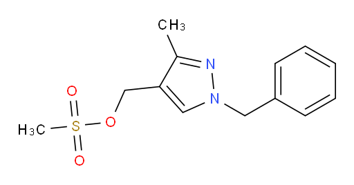 (1-benzyl-3-methyl-1H-pyrazol-4-yl)methyl methanesulfonate
