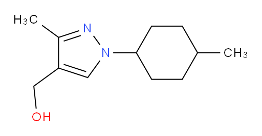 [3-methyl-1-(4-methylcyclohexyl)-1H-pyrazol-4-yl]methanol