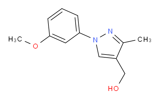 [1-(3-methoxyphenyl)-3-methyl-1H-pyrazol-4-yl]methanol
