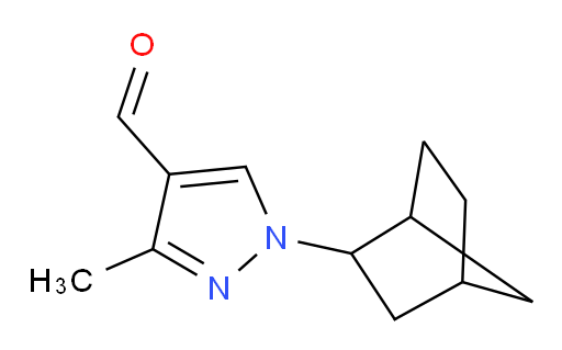 1-{bicyclo[2.2.1]heptan-2-yl}-3-methyl-1H-pyrazole-4-carbaldehyde