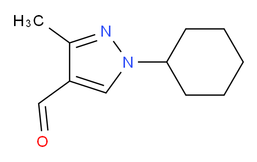 1-cyclohexyl-3-methyl-1H-pyrazole-4-carbaldehyde