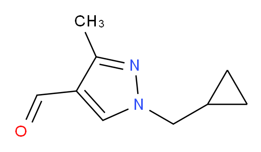1-(cyclopropylmethyl)-3-methyl-1H-pyrazole-4-carbaldehyde