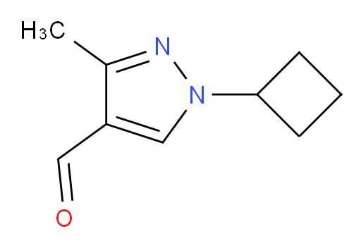 1-cyclobutyl-3-methyl-1H-pyrazole-4-carbaldehyde