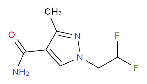 1-(2,2-difluoroethyl)-3-methyl-1H-pyrazole-4-carboxamide