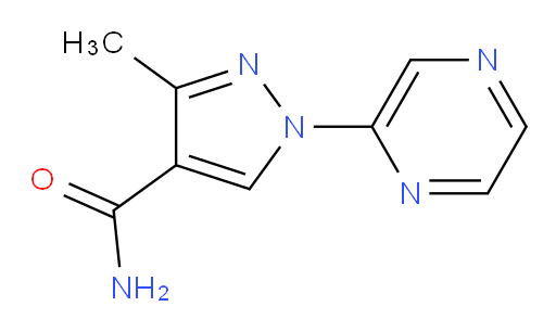 3-methyl-1-(pyrazin-2-yl)-1H-pyrazole-4-carboxamide