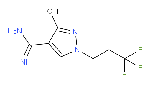 3-methyl-1-(3,3,3-trifluoropropyl)-1H-pyrazole-4-carboximidamide