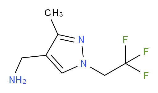 [3-methyl-1-(2,2,2-trifluoroethyl)-1H-pyrazol-4-yl]methanamine