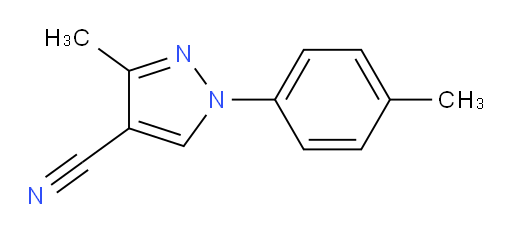 3-methyl-1-(4-methylphenyl)-1H-pyrazole-4-carbonitrile