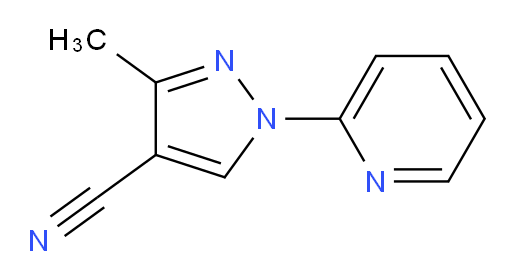 3-methyl-1-(pyridin-2-yl)-1H-pyrazole-4-carbonitrile