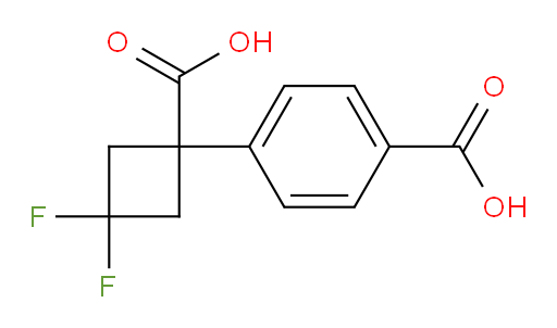 4-(1-carboxy-3,3-difluorocyclobutyl)benzoic acid
