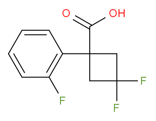 3,3-difluoro-1-(2-fluorophenyl)cyclobutane-1-carboxylic acid