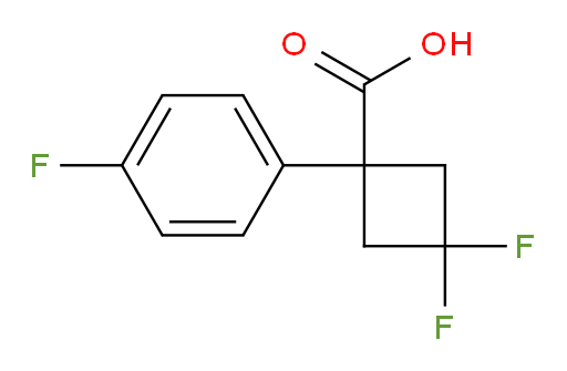 3,3-difluoro-1-(4-fluorophenyl)cyclobutane-1-carboxylic acid