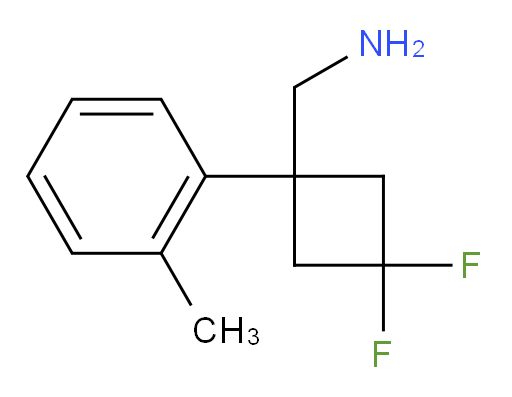 [3,3-difluoro-1-(2-methylphenyl)cyclobutyl]methanamine
