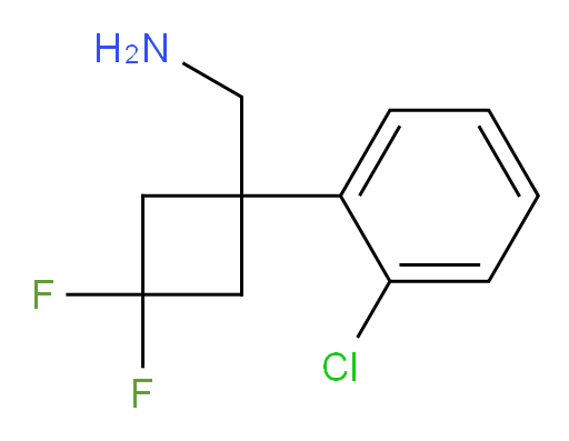 [1-(2-chlorophenyl)-3,3-difluorocyclobutyl]methanamine