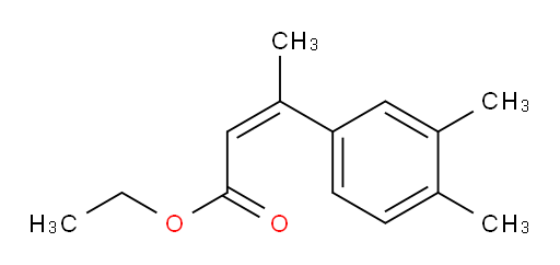 ethyl (2Z)-3-(3,4-dimethylphenyl)but-2-enoate