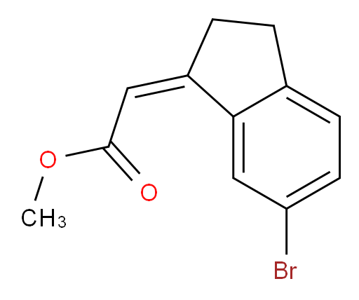 methyl 2-[(1Z)-6-bromo-2,3-dihydro-1H-inden-1-ylidene]acetate