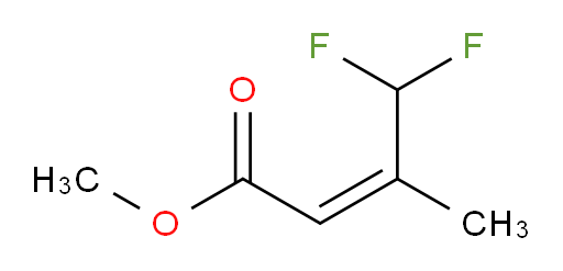 methyl (2Z)-4,4-difluoro-3-methylbut-2-enoate