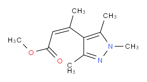 methyl (2Z)-3-(trimethyl-1H-pyrazol-4-yl)but-2-enoate