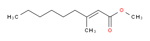 methyl (2E)-3-methylnon-2-enoate