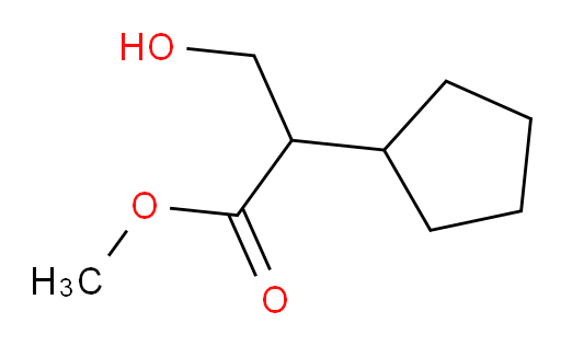 methyl 2-cyclopentyl-3-hydroxypropanoate