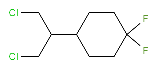 4-(1,3-dichloropropan-2-yl)-1,1-difluorocyclohexane
