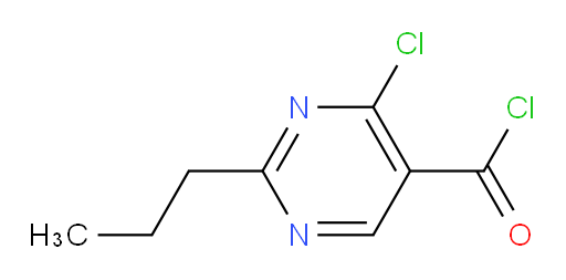 4-chloro-2-propylpyrimidine-5-carbonyl chloride