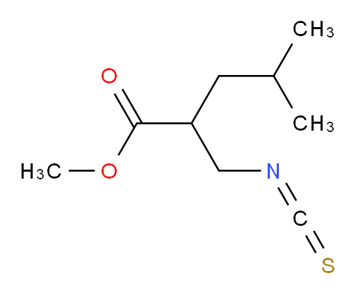 methyl 2-(isothiocyanatomethyl)-4-methylpentanoate