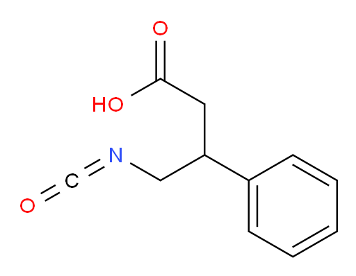 4-isocyanato-3-phenylbutanoic acid