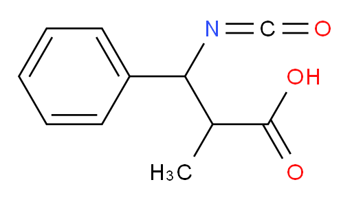 3-isocyanato-2-methyl-3-phenylpropanoic acid