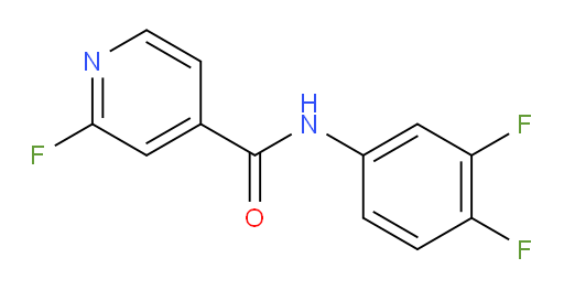 N-(3,4-difluorophenyl)-2-fluoropyridine-4-carboxamide