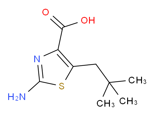 2-amino-5-(2,2-dimethylpropyl)-1,3-thiazole-4-carboxylic acid