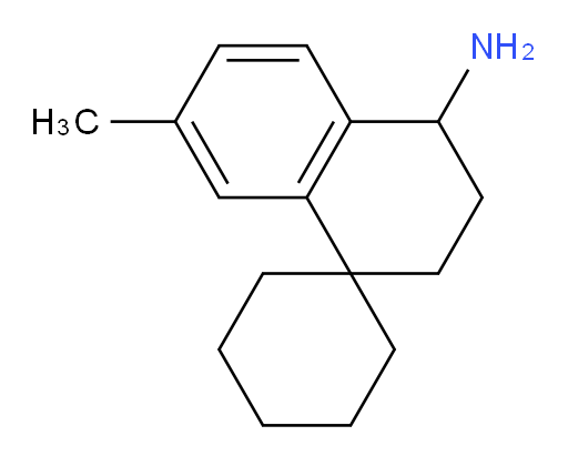 7'-methyl-3',4'-dihydro-2'H-spiro[cyclohexane-1,1'-naphthalene]-4'-amine