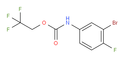 2,2,2-trifluoroethyl N-(3-bromo-4-fluorophenyl)carbamate